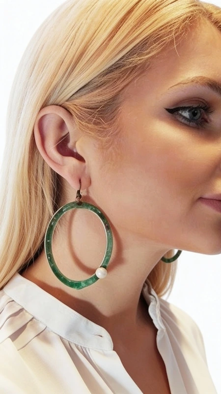 Εντυπωσιακά κρεμαστά σκουλαρίκια κρίκοι μαργαριτάρια - 3776, Εντυπωσιακά κρεμαστά σκουλαρίκια κρίκοι με μαργαριτάρια που συνδυάζουν τη φυσική ομορφιά των πέρλων με την αυθεντική ελληνική τέχνη. Σχεδιασμένα από την Ελληνίδα Σχεδιάστρια Κοσμημάτων Αικατερίνη Χαλκιαδάκη, αυτά τα μοναδικά χειροποίητα σκουλαρίκια αποτελούν την τέλεια επιλογή για τη γυναίκα που αναζητά πρωτότυπα κοσμήματα με χαρακτήρα.
Η πράσινη πατίνα που καλύπτει το χαλκό δημιουργεί μια vintage αισθητική που ταιριάζει τόσο σε καθημερινά όσο και σε επίσημα look. Οι λευκές πέρλες προσθέτουν κομψότητα και φωτεινότητα, δημιουργώντας έναν τέλειο συνδυασμό που τονίζει τη φυσική ομορφιά του προσώπου. Η ιδιαίτερη επεξεργασία του χαλκού δίνει σε κάθε κόσμημα μοναδικό χαρακτήρα.
Αυτά τα μοντέρνα κρεμαστά σκουλαρίκια είναι ιδανικά για γάμο, βραδινές εξόδους ή όταν θέλετε να προσθέσετε μια δόση bohemian κομψότητας στην καθημερινότητά σας. Φυλάξτε σε στεγνό μέρος και καθαρίστε απαλά με μαλακό πανί για να διατηρήσετε τη λάμψη των μαργαριταριών και την πατίνα του χαλκού.
Υλικό: Χαλκός 
Πέτρα: Μαργαριτάρι