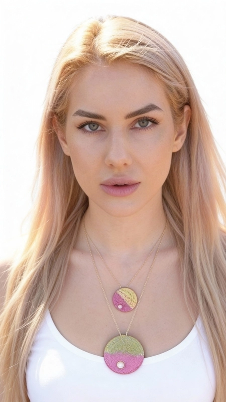 Γυναικείο κολιέ με μαργαριτάρι και χρώμα - 12164, Ανακαλύψτε τη μοντέρνα κομψότητα με αυτό το εκπληκτικό γυναικείο κολιέ με μαργαριτάρι που συνδυάζει την ροζ και χρυσαφί απόχρωση σε έναν γεωμετρικό σχεδιασμό. Σχεδιασμένο από την Ελληνίδα Σχεδιάστρια Κοσμημάτων Αικατερίνη Χαλκιαδάκη, αυτό το χειροποίητο κόσμημα αποτελεί την τέλεια επιλογή για τη σύγχρονη γυναίκα που αναζητά statement κοσμήματα με χαρακτήρα.
Το κολιέ διαθέτει κυκλικό μενταγιόν από ορείχαλκο με διχρωμία ροζ και χρυσό, διακοσμημένο με διακριτικές τρυπίτσες που δημιουργούν ένα μοντέρνο μοτίβο. Το φυσικό μαργαριτάρι προσθέτει την κομψότητα που χρειάζεται κάθε γυναικεία εμφάνιση, ενώ το λεπτό αλυσιδάκι συμπληρώνει ιδανικά τον μινιμαλιστικό σχεδιασμό.
Αυτό το ελληνικό κόσμημα είναι ιδανικό για καθημερινή χρήση αλλά και για ειδικές εμφανίσεις, προσφέροντας άπειρες δυνατότητες layering με άλλα κολιέ της συλλογής σας.
Υλικό: Ορείχαλκος, Σμάλτο 
Πέτρα: Μαργαριτάρι