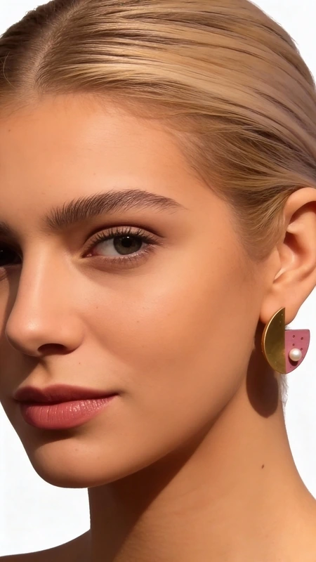 Καρφωτά σκουλαρίκια με μαργαριτάρια και χρώμα - 12142, Ανακαλύψτε τη μοναδική ομορφιά των καρφωτών σκουλαρικιών με μαργαριτάρια και ροζ χρώμα, ένα εντυπωσιακό κόσμημα που συνδυάζει τη σύγχρονη αισθητική με την κλασική κομψότητα. Αυτά τα χειροποίητα σκουλαρίκια από την Ελληνίδα Σχεδιάστρια Κοσμημάτων Αικατερίνη Χαλκιαδάκη διακρίνονται για τη γεωμετρική τους φόρμα και τον εντυπωσιακό συνδυασμό χρωμάτων που προσφέρουν.
Κατασκευασμένα από premium ορείχαλκο και διακοσμημένα με φυσικές πέρλες, αυτά τα γυναικεία σκουλαρίκια παρουσιάζουν μια πρωτότυπη aesthetic που ξεχωρίζει. Η ροζ απόχρωση συνδυάζεται αρμονικά με τις χρυσαφί λεπτομέρειες, δημιουργώντας ένα boho chic look που ενισχύει κάθε outfit. Ιδανικά για καθημερινή χρήση αλλά και για ειδικές περιστάσεις.
Υλικό: Ορείχαλκος, Σμάλτο 
Πέτρα: Μαργαριτάρι