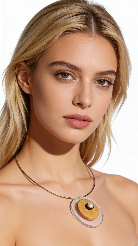 Ανακαλύψτε τη μαγεία του χειροποίητου κολιέ με ξύλο, μαργαριτάρι και plexiglass που συνδυάζει τη φυσική ομορφιά με το σύγχρονο design. Αυτό το μοναδικό κόσμημα, σχεδιασμένο από την Ελληνίδα Σχεδιάστρια Κοσμημάτων Αικατερίνη Χαλκιαδάκη, αποτελεί την τέλεια επιλογή για κάθε γυναίκα που αναζητά statement κοσμήματα με ελληνική υπογραφή.\u000AΗ αρμονική συνύπαρξη του φυσικού ξύλου με το λαμπερό μαργαριτάρι και το διάφανο plexiglass δημιουργεί ένα εντυπωσιακό αποτέλεσμα που ολοκληρώνει κάθε εμφάνιση. Οι εναλλασσόμενες υφές και οι αντιθέσεις των υλικών προσφέρουν μια σύγχρονη ερμηνεία της κλασικής κομψότητας, ιδανική για καθημερινό ή βραδινό styling.\u000AΤο κολιέ διαθέτει ρυθμιζόμενο μήκος που προσαρμόζεται σε κάθε ντεκολτέ, ενώ τα φυσικά μαργαριτάρια προσδίδουν λάμψη και κομψότητα. Κατάλληλο για layering με άλλα κοσμήματα ή εντυπωσιακό όταν φοριέται μόνο του. Καθαρισμός με μαλακό πανί, αποφυγή επαφής με χημικά και αποθήκευση σε στεγνό μέρος.\u000AΥλικό: Ορείχαλκος, Plexiglass, Ξύλο \u000AΠέτρα: Πέρλα