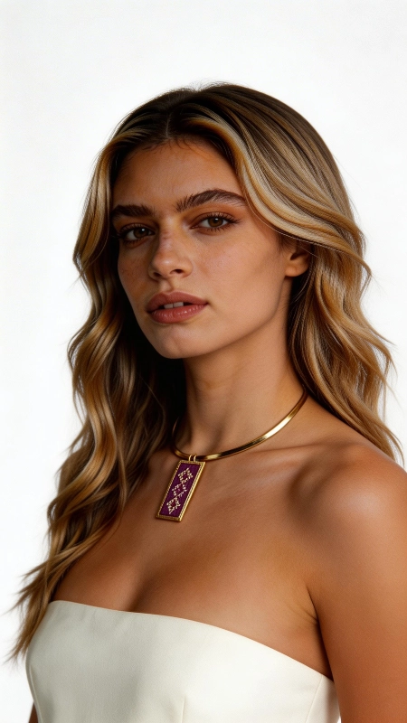 Κολιέ κεντητό μπορντό με γεωμετρικά σχέδια από χρυσοκλωστή δεμένο με ορείχαλκο - KOL-4717, Το κεντητό κολιέ με μπορντό απόχρωση και χρυσοκλωστή είναι ένα εκπληκτικό statement κόσμημα που συνδυάζει την παραδοσιακή τέχνη του κεντήματος με σύγχρονο design. Σχεδιασμένο από την Ελληνίδα Σχεδιάστρια Κοσμημάτων Αικατερίνη Χαλκιαδάκη, αυτό το χειροποίητο κολιέ φέρει γεωμετρικά σχέδια που κεντήθηκαν με χρυσή κλωστή σε βάση από εταμίν, δημιουργώντας ένα μοναδικό κομμάτι που ξεχωρίζει. Το ορθογώνιο κρεμαστό στοιχείο παρουσιάζει έντονα γεωμετρικά μοτίβα σε μπορντό χρώμα, ενώ οι χρυσές λεπτομέρειες προσδίδουν elegance και λάμψη. Το κολιέ ολοκληρώνεται με χρυσό μεταλλικό κλείσιμο από ορείχαλκο που εξασφαλίζει άνεση και αντοχή στην καθημερινή χρήση. Ιδανικό για τις γυναίκες που αγαπούν τα εντυπωσιακά κοσμήματα και θέλουν να υιοθετήσουν το boho chic style. Συνδυάζεται τέλεια με μονόχρωμα outfits, δίνοντας μια πινελιά χρώματος και αυθεντικότητας σε κάθε εμφάνιση. Υλικό: Ορείχαλκος, Ύφασμα Φροντίστε το κολιέ σας αποφεύγοντας την επαφή με νερό και αρώματα. Φυλάσσετε το σε στεγνό μέρος για να διατηρήσει τη λάμψη και τα χρώματά του.