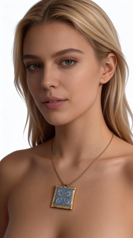 Κολιέ κεντητό γαλάζιο με γεωμετρικά σχέδια από χρυσοκλωστή δεμένο με ορείχαλκο - KOL-4700, Ανακαλύψτε την τέχνη του παραδοσιακού κεντήματος σε ένα μοναδικό κολιέ που συνδυάζει την ελληνική παράδοση με τη σύγχρονη αισθητική. Αυτό το εντυπωσιακό κεντητό κολιέ σε γαλάζιο χρώμα, σχεδιασμένο από την Ελληνίδα Σχεδιάστρια Κοσμημάτων Αικατερίνη Χαλκιαδάκη, φέρει γεωμετρικά μοτίβα κεντημένα με χρυσοκλωστή που αναδεικνύουν την κομψότητά σας.
Κάθε λεπτομέρεια αυτού του χειροποίητου κοσμήματος έχει φροντιστεί με ιδιαίτερη προσοχή. Η γαλάζια απόχρωση του υφάσματος συνδυάζεται αρμονικά με τα χρυσά νήματα, δημιουργώντας ένα statement κολιέ που ταιριάζει τόσο στην καθημερινότητα όσο και σε ειδικές περιστάσεις. Ο ορείχαλκος που πλαισιώνει το κέντημα προσδίδει μια vintage πινελιά που συμπληρώνει το παραδοσιακό design.
Το κολιέ αυτό αποτελεί την τέλεια επιλογή για τη γυναίκα που αγαπά τα χειροποίητα κοσμήματα με ιστορία. Συνδυάστε το με απλά ρούχα για να το αναδείξετε ή φορέστε το σε στρώσεις για έναν πιο μοντέρνο look. Φροντίστε το με απαλό καθάρισμα και αποθηκεύστε το σε στεγνό μέρος για να διατηρήσει τη λάμψη του.
Υλικό: Ορείχαλκος, Ύφασμα