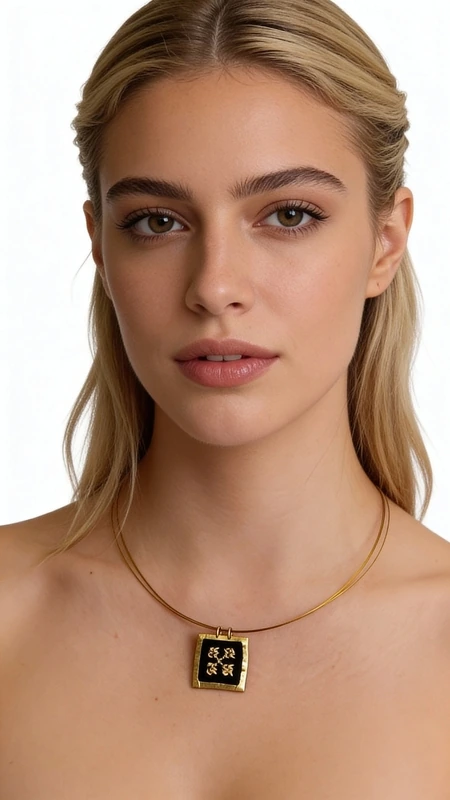 Κολιέ κεντητό μαύρο με γεωμετρικά σχέδια από χρυσοκλωστή δεμένο με ορείχαλκο - KOL-4696, Ανακαλύψτε τη μαγεία του παραδοσιακού κεντήματος με αυτό το εντυπωσιακό κολιέ κεντητό μαύρο που συνδυάζει την ελληνική παράδοση με τη σύγχρονη αισθητική. Σχεδιασμένο από την Ελληνίδα Σχεδιάστρια Κοσμημάτων Αικατερίνη Χαλκιαδάκη, αυτό το μοναδικό κόσμημα αποτελεί την τέλεια επιλογή για γυναίκες που αναζητούν κάτι διαφορετικό και αυθεντικό.
Το κολιέ διακοσμείται με λεπτεπίλεπτα γεωμετρικά σχέδια κεντημένα με χρυσοκλωστή πάνω σε μαύρο ύφασμα, δημιουργώντας έναν εκπληκτικό οπτικό συνδυασμό. Η τετράγωνη φόρμα του κρεμαστού με τα χρυσά γεωμετρικά μοτίβα προσδίδει μια σύγχρονη πινελιά στην παραδοσιακή τέχνη του κεντήματος. Το κολιέ ολοκληρώνεται με κομψή αλυσίδα από ορείχαλκο που εξασφαλίζει άνεση και αντοχή.
Αυτό το statement κολιέ είναι ιδανικό για να προσδώσει χαρακτήρα σε κάθε σας outfit, από casual εμφανίσεις έως πιο επίσημες περιστάσεις. Φροντίστε το με απαλό καθάρισμα και αποθηκεύστε το σε στεγνό μέρος για να διατηρήσει τη λάμψη του.
Υλικό: Ορείχαλκος, Ύφασμα