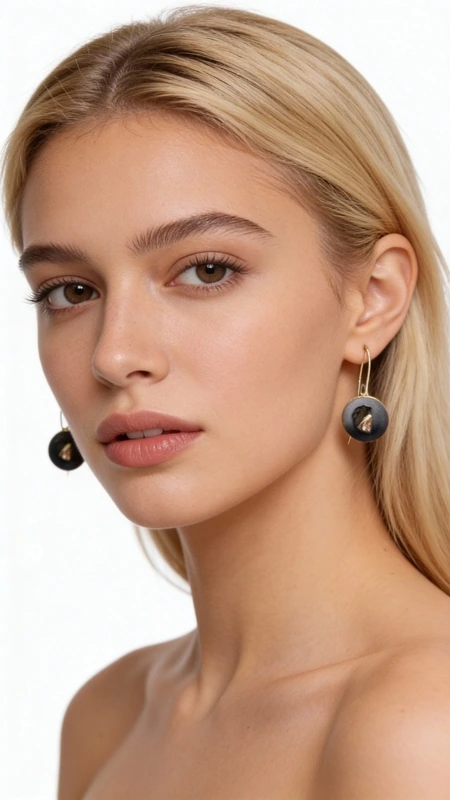 Κρεμαστά σκουλαρίκια με πυρίτη γκρι που συνδυάζουν την κομψότητα με την μοντέρνα αισθητική, δημιουργώντας ένα μοναδικό κόσμημα για κάθε περίσταση. Σχεδιασμένα από την Ελληνίδα Σχεδιάστρια Κοσμημάτων Αικατερίνη Χαλκιαδάκη, αυτά τα χειροποίητα σκουλαρίκια διακρίνονται για την ιδιαίτερη γκρι απόχρωσή τους που θυμίζει χρώμα κιμωλίας.\u000AΚατασκευασμένα από υψηλής ποιότητας ορείχαλκο, τα σκουλαρίκια φέρουν εντυπωσιακές πέτρες σιδηροπυρίτη που προσδίδουν μια φυσική και εκλεπτυσμένη αίσθηση. Η κυκλική φόρμα τους σε συνδυασμό με το ματ φινίρισμα δημιουργεί ένα statement κόσμημα που συμπληρώνει τόσο καθημερινές όσο και επίσημες εμφανίσεις. Το κλείσιμο με κρίκο εξασφαλίζει άνεση και ασφάλεια κατά τη χρήση.\u000AΑυτά τα μοντέρνα σκουλαρίκια είναι ιδανικά για γυναίκες που αναζητούν πρωτότυπα χειροποίητα κοσμήματα με χαρακτήρα. Η ουδέτερη γκρι απόχρωση τους καθιστά εύκολα συνδυάσιμα με κάθε ντύσιμο, ενώ η ποιότητα κατασκευής εγγυάται μακροχρόνια χρήση. Αποθηκεύστε σε στεγνό χώρο και καθαρίστε με μαλακό πανί.\u000AΥλικό: Ορείχαλκος, Σμάλτο \u000AΠέτρα: Σιδηροπυρίτης