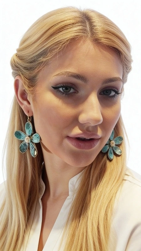 Μεγάλα εντυπωσιακά σκουλαρίκια κρεμαστά με πέρλες - 3005, Μεγάλα εντυπωσιακά κρεμαστά σκουλαρίκια με πέρλες που συνδυάζουν το boho στιλ με τη σύγχρονη αισθητική. Αυτά τα μοναδικά χειροποίητα γυναικεία σκουλαρίκια λουλούδια, σχεδιασμένα από την Ελληνίδα Σχεδιάστρια Κοσμημάτων Αικατερίνη Χαλκιαδάκη, ξεχωρίζουν για τη μοντέρνα patina επίστρωση που δημιουργεί εντυπωσιακούς πράσινους τόνους με χρυσαφένιες πινελιές.
Κάθε σκουλαρίκι διαμορφώνεται σε σχήμα μαργαρίτας με έξι οβάλ πέταλα από οξειδωμένο ορείχαλκο, ενώ στο κέντρο φιλοξενεί μία φυσική πέρλα που προσδίδει κομψότητα και φως. Η τεχνική του οξειδωμένου χαλκού δίνει μοναδικούς χρωματισμούς που κάνουν κάθε κόσμημα ξεχωριστό. Το μέγεθός τους καθιστά αυτά τα εντυπωσιακά σκουλαρίκια για γάμο ή ειδικές περιστάσεις την ιδανική επιλογή.
Ιδανικά για να συνδυαστούν με boho ντυσίματα ή να προσθέσουν χρώμα σε μονόχρωμα outfits.
Υλικό: Ορείχαλκος 
Πέτρα: Πέρλα