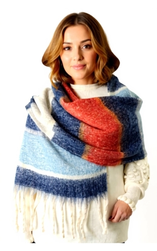 Χειμωνιάτικη γυναικεία πασμίνα γκρι μάλλινη, πλεκτή, ζεστή, ελαφριά και πολύ ιδιαίτερη. Ένα απαραίτητο αξεσουάρ μόδας για τη χειμωνιάτικη γκαρνταρόμπα σας για να σας κρατήσει ζεστή το χειμώνα.