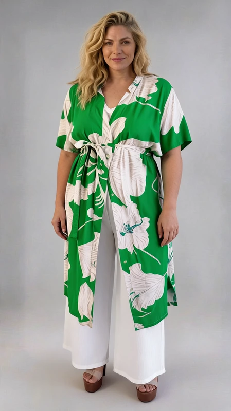 Καλοκαιρινό maxi φόρεμα πράσινο σεμιζιέ plus size, αέρινο και δροσερό. Αν θες να είσαι άνετη με ένα δροσερό φόρεμα την άνοιξη ή το καλοκαίρι, φόρεσε το και κλέψε τις εντυπώσεις!