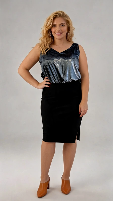 Plus Size Lingerie Top γκρι - LIN123 | Candiashop Boutique, Το plus size lingerie top γκρι είναι ιδανικό μεσοφόρι για όλες τις εποχές του χρόνου. Από βισκόζη ελαστική και δαντέλα. Διάλεξε το αγαπημένο σου χρώμα και φώτισε το σκούρο κοστούμι σου!