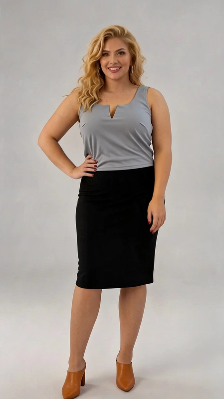 Plus Size Lingerie Top γκρι - LIN114 | Candiashop Boutique, Το plus size lingerie top γκρι είναι ιδανικό μεσοφόρι για όλες τις εποχές του χρόνου. Από σκούμπα ελαστικό. Διάλεξε το αγαπημένο σου χρώμα και φώτισε το σκούρο κοστούμι σου!