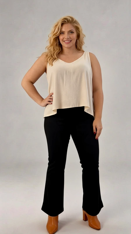 Plus Size Lingerie Top κρεμ - LIN120 | Candiashop Boutique, Το plus size lingerie top κρεμ είναι ιδανικό μεσοφόρι για όλες τις εποχές του χρόνου. Από βισκόζη ελαστική και δαντέλα. Διάλεξε το αγαπημένο σου χρώμα και φώτισε το σκούρο κοστούμι σου!