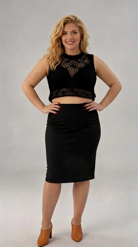Plus Size Lingerie Top μαύρο - LIN119 | Candiashop Boutique, Το plus size lingerie top μαύρο είναι ιδανικό μεσοφόρι για όλες τις εποχές του χρόνου. Από βισκόζη ελαστική και δαντέλα. Διάλεξε το αγαπημένο σου χρώμα και φώτισε το σκούρο κοστούμι σου!