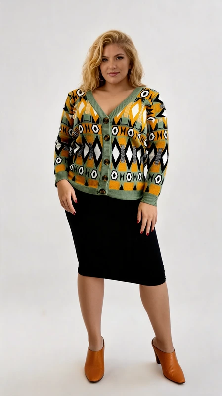 Plus size ζακέτα γυναικεία μάλλινη κλασσική σε χρώμα κίτρινο μέντα - ZPS177 | Candiashop Boutique, Plus size ζακέτα γυναικεία μάλλινη κλασική σε χρώμα κίτρινο μέντα, κλείνει με κουμπιά. Ελαφριά και πολύ στυλάτη!