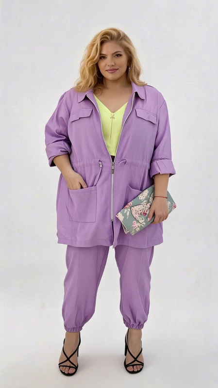 Plus size ζακέτα γυναικεία μεσάτη λιλά - ΖPS131 | Candiashop Boutique, Plus size ζακέτα γυναικεία μεσάτη λιλά. Κατάλληλη για όλες τις εποχές!