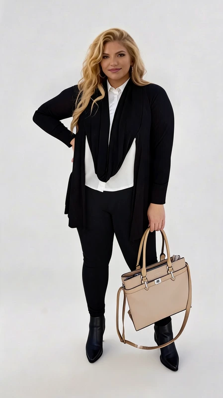 Plus size ζακέτα γυναικεία μαύρη - ΖPS146 | Candiashop Boutique, Plus size ζακέτα γυναικεία μαύρη. Από βισκόζη με διακοσμητικό φουλάρι στο ίδιο χρώμα και ύφασμα.