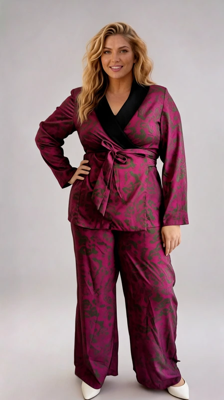 Κοστούμι γυναικείο plus size φούξια, χακί - SSP019 | Candiashop Boutique, Σετ σακάκι παντελόνι γυναικείο φούξια χακί με λαχούρια plus size. Κατασκευασμένο από μαλακό ύφασμα, προσφέρει άνεση και κομψότητα. Πολύ μαλακό και βολικό, φοριέται άνετα όλες τις εποχές όπως: Φθινόπωρο, Χειμώνα και Άνοιξη!