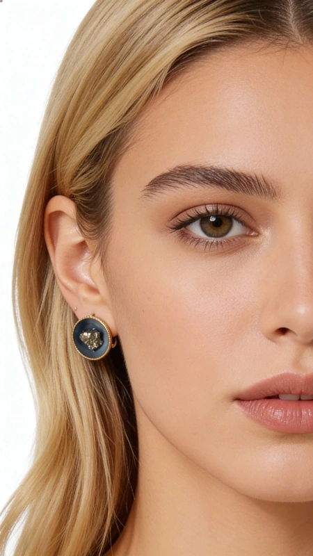 Σκουλαρίκια καρφωτά μικρά με πυρίτη γκρι - 11223, Τα σκουλαρίκια καρφωτά με πυρίτη σε γκρι απόχρωση αποτελούν την τέλεια επιλογή για γυναίκες που αναζητούν κομψότητα με μοντέρνα πινελιά. Αυτά τα μοναδικά χειροποίητα σκουλαρίκια, σχεδιασμένα από την Ελληνίδα Σχεδιάστρια Κοσμημάτων Αικατερίνη Χαλκιαδάκη, συνδυάζουν αρμονικά τη φυσική ομορφιά του σιδηροπυρίτη με την κλασική κομψότητα του ορείχαλκου.
Η γκρι απόχρωση με υφή κιμωλίας προσδίδει έναν εκλεπτυσμένο χαρακτήρα που συμπληρώνει κάθε outfit, από καθημερινές εμφανίσεις έως πιο επίσημες περιστάσεις. Ο σιδηροπυρίτης φέρει συμβολικά τη δύναμη της αυτοπεποίθησης και της προστασίας, καθιστώντας αυτά τα σκουλαρίκια όχι μόνο όμορφα αλλά και ιδιαίτερα σημαντικά.
Το καρφωτό σύστημα εξασφαλίζει άνεση καθ' όλη τη διάρκεια της ημέρας, ενώ το μικρό μέγεθος τα καθιστά ιδανικά για συνδυασμούς με άλλα κοσμήματα ή για αυτόνομη φορά που αναδεικνύει τη φυσική ομορφιά.
Υλικό: Ορείχαλκος, Σμάλτο 
Πέτρα: Σιδηροπυρίτης