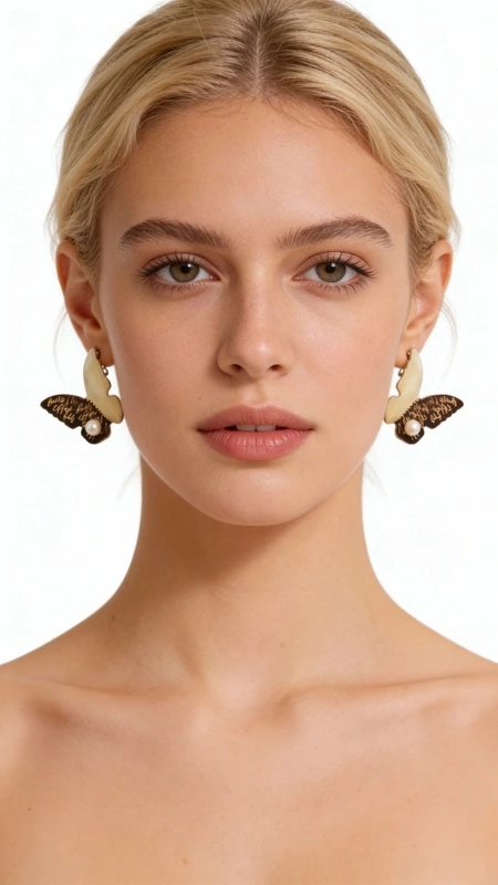 Ανακαλύψτε τη μαγεία των χειροποίητων σκουλαρικιών πεταλούδα με μαργαριτάρια, ένα εκπληκτικό κόσμημα που συνδυάζει τη φινέτσα με την ελληνική τεχνοτροπία. Αυτά τα καρφωτά σκουλαρίκια από την συλλογή της Αικατερίνης Χαλκιαδάκη αποτελούν την τέλεια επιλογή για γυναίκες που αναζητούν μοναδικότητα και στυλ.\u000AΚατασκευασμένα από υψηλής ποιότητας ορείχαλκο με εκλεπτυσμένη μαύρη πατίνα, αυτά τα σκουλαρίκια διαθέτουν ένα ονειρεμένο σχέδιο πεταλούδας. Η χρυσαφί απόχρωση του ορείχαλκου αντιπαραβάλλεται όμορφα με τις φυσικές πέρλες που στολίζουν κάθε φτερό, δημιουργώντας έναν εντυπωσιακό συνδυασμό υλικών. Το συμπαγές μέγεθος τους τα καθιστά ιδανικά για καθημερινή χρήση, ενώ παραμένουν αρκετά εντυπωσιακά για ειδικές περιστάσεις.\u000AΥλικό: Ορείχαλκος \u000AΠέτρα: Πέρλα