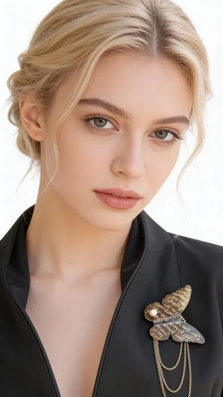 Statement καρφίτσα πεταλούδα χειρόγραφη με μαργαριτάρι - 4725, Ανακαλύψτε τη μαγεία του statement στυλ με αυτή τη μοναδική καρφίτσα πεταλούδα χειρόγραφη με μαργαριτάρι, σχεδιασμένη από την Ελληνίδα Σχεδιάστρια Κοσμημάτων Αικατερίνη Χαλκιαδάκη. Το εντυπωσιακό σχέδιο συνδυάζει τη χάρη της πεταλούδας με το κλασικό μαργαριτάρι, δημιουργώντας ένα αξεσουάρ που προσδίδει φινέτσα σε κάθε σας εμφάνιση.
Η καρφίτσα διακοσμείται με διακριτικές αλυσίδες που κρέμονται κομψά από το σώμα της πεταλούδας, προσφέροντας κίνηση και ζωντάνια στο σχέδιο. Η χειρόγραφη τεχνική και το φυσικό μαργαριτάρι δημιουργούν έναν τέλειο συνδυασμό παράδοσης και σύγχρονης αισθητικής. Το μαύρο χρώμα προσδίδει κομψότητα και ταιριάζει ιδανικά με κάθε ντύσιμο.
Φροντίστε το κόσμημά σας αποθηκεύοντάς το σε στεγνό μέρος και καθαρίζοντάς το με μαλακό πανί. Αποφύγετε την επαφή με αρώματα και καλλυντικά για να διατηρήσετε τη λάμψη του μαργαριταριού.
Υλικό: Ορείχαλκος 
Πέτρα: Μαργαριτάρι