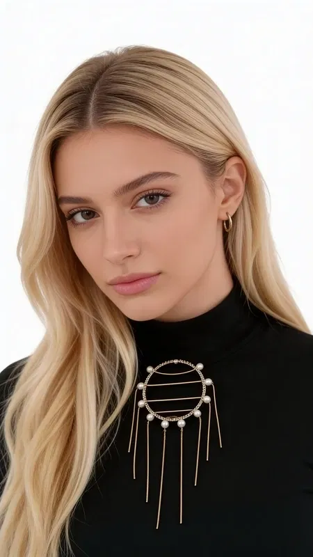 Statement σετ 3 καρφίτσες με πέρλες - 2359, Ανανεώστε την εμφάνισή σας με αυτό το εντυπωσιακό statement σετ 3 καρφιτσών με πέρλες, ένα μοναδικό κόσμημα που συνδυάζει μοντέρνο design με κλασική κομψότητα. Σχεδιασμένο από την Ελληνίδα Σχεδιάστρια Κοσμημάτων Αικατερίνη Χαλκιαδάκη, αυτό το χειροποίητο σετ περιλαμβάνει τρεις γεωμετρικές καρφίτσες με χρυσό φινίρισμα και λευκές πέρλες.
Κάθε καρφίτσα διαθέτει διαφορετικό σχεδιασμό - έναν κύκλο με περιμετρικές πέρλες, έναν κύκλο με οριζόντιες γραμμές και πέρλες, και μια μικρότερη καρφίτσα με κρεμαστά στοιχεία. Η χρυσή απόχρωση και οι κομψές πέρλες δημιουργούν ένα harmonious σύνολο που προσθέτει άμεσα glamour σε οποιαδήποτε εμφάνιση. Ιδανικές για να φορεθούν μαζί σε μια μπλούζα, σακάκι ή φόρεμα, ή ξεχωριστά για πιο subtle styling.
Αυτές οι χειροποίητες καρφίτσες αποτελούν τέλειο αξεσουάρ για γυναίκες που αγαπούν το μοναδικό styling και τα ποιοτικά κοσμήματα. Φυλάξτε τις σε στεγνό μέρος και καθαρίστε τες απαλά με μαλακό πανί για να διατηρήσετε τη λάμψη τους.
Υλικό: Ορείχαλκος 
Πέτρα: Πέρλα