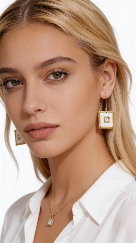 Κεντητά σκουλαρίκια statement με γεωμετρικά σχέδια από χρυσοκλωστή σε λευκό - SKOUL-4682, Ανακαλύψτε την τέλεια ισορροπία μεταξύ κλασικής κομψότητας και σύγχρονου στυλ με αυτά τα εντυπωσιακά κεντητά σκουλαρίκια statement. Σχεδιασμένα από την Ελληνίδα Σχεδιάστρια Κοσμημάτων Αικατερίνη Χαλκιαδάκη, αυτά τα μοναδικά κοσμήματα συνδυάζουν τη χρυσοκλωστή με γεωμετρικά σχέδια σε καθαρό λευκό χρώμα, δημιουργώντας ένα έργο τέχνης που μεταμορφώνει κάθε εμφάνιση.
Η τετράγωνη γεωμετρική φόρμα με το περίτεχνο κεντητό μοτίβο στο εσωτερικό προσφέρει μια φρέσκια προσέγγιση στα παραδοσιακά χειροποίητα κοσμήματα. Το λευκό χρώμα σε συνδυασμό με τις χρυσές λεπτομέρειες δημιουργεί μια αίσθηση πολυτέλειας που ταιριάζει τόσο σε καθημερινές όσο και σε επίσημες περιστάσεις.
Αυτά τα κρεμαστά σκουλαρίκια είναι η ιδανική επιλογή για γυναίκες που αναζητούν πρωτότυπα κοσμήματα με ελληνική υπογραφή. Ο μοντέρνος σχεδιασμός τα καθιστά κατάλληλα για γάμους, βραδινές εξόδους ή για όσες θέλουν να προσθέσουν έναν εντυπωσιακό τόνο στην καθημερινότητά τους.
Φυλάσσετε σε στεγνό μέρος, αποφεύγετε την επαφή με αρώματα και καλλυντικά.
Υλικό: Ορείχαλκος, Ύφασμα