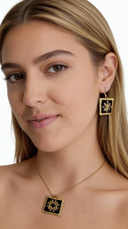 Κεντητά σκουλαρίκια statement με γεωμετρικά σχέδια από χρυσοκλωστή σε μαύρο - SKOUL-4691, Τα κεντητά statement σκουλαρίκια με χρυσοκλωστή σε μαύρο φόντο αποτελούν μια εντυπωσιακή επιλογή που συνδυάζει την παραδοσιακή ελληνική τέχνη του κεντήματος με μοντέρνο design. Σχεδιασμένα από την Ελληνίδα Σχεδιάστρια Κοσμημάτων Αικατερίνη Χαλκιαδάκη, αυτά τα χειροποίητα σκουλαρίκια διακρίνονται για την εξαιρετική ποιότητα και τη μοναδική αισθητική τους.
Τα γεωμετρικά σχέδια με χρυσή κλωστή δημιουργούν έναν εντυπωσιακό οπτικό αντίλογο πάνω στο μαύρο υπόστρωμα, προσφέροντας κομψότητα και στιλ. Η τετράγωνη φόρμα και το κρεμαστό design τα καθιστούν ιδανικά για ειδικές περιστάσεις όπως γάμος - βάπτιση, ή για να προσθέσετε έναν εντυπωσιακό τόνο στην καθημερινή σας εμφάνιση.
Αυτά τα μοντέρνα κεντητά σκουλαρίκια είναι κατάλληλα για γυναίκες που αγαπούν τα statement κοσμήματα και επιζητούν κάτι ιδιαίτερο και πρωτότυπο. Η τέχνη του χειροποίητου κεντήματος δίνει σε κάθε κομμάτι μοναδικότητα και αυθεντικότητα. Φροντίστε να τα φυλάσσετε σε στεγνό μέρος και να τα καθαρίζετε απαλά με μαλακό πανί για να διατηρήσετε την ομορφιά τους.
Υλικό: Ορείχαλκος, Ύφασμα